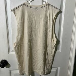 Sleeveless Cream Top